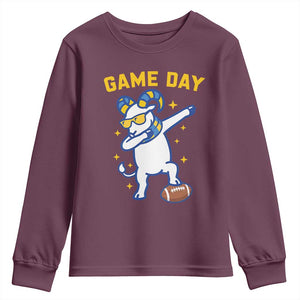 Funny Dabbing Ram Youth Sweatshirt Los Angeles Sports Fan Gift