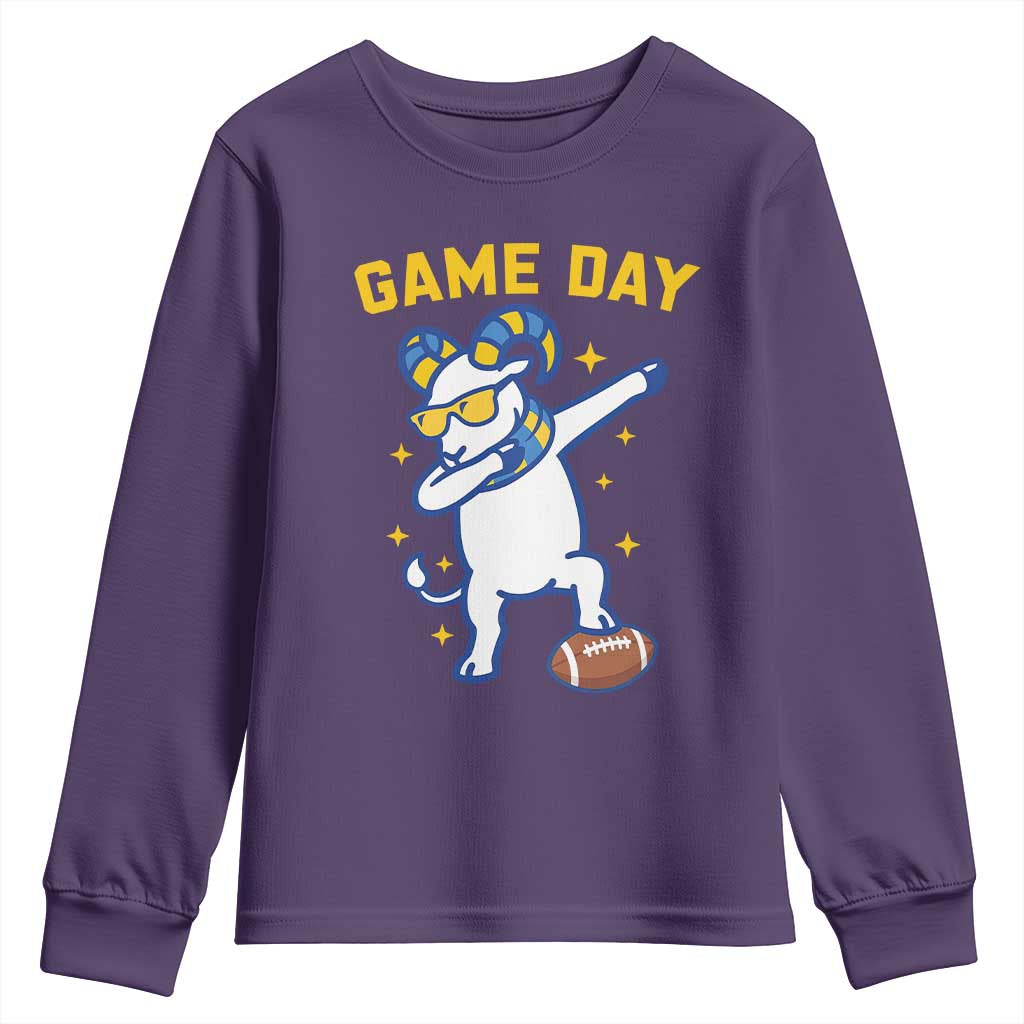 Funny Dabbing Ram Youth Sweatshirt Los Angeles Sports Fan Gift