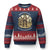 Hold On Partner I Am Overstimulated Ugly Christmas Sweater Funny Cowboy Frog TS12 Navy Red Print Your Wear