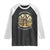 Hold On Partner I Am Overstimulated Raglan Shirt Funny Cowboy Frog TS12 Black White Print Your Wear