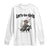 Cowboy Frog Riding Raccoon Long Sleeve Shirt Let's Go Girls TS12 White Print Your Wear