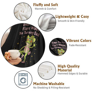 Funny Girls Trip Frog Throw Blanket Bags Packed Flaps Waxed TS12 Print Your Wear