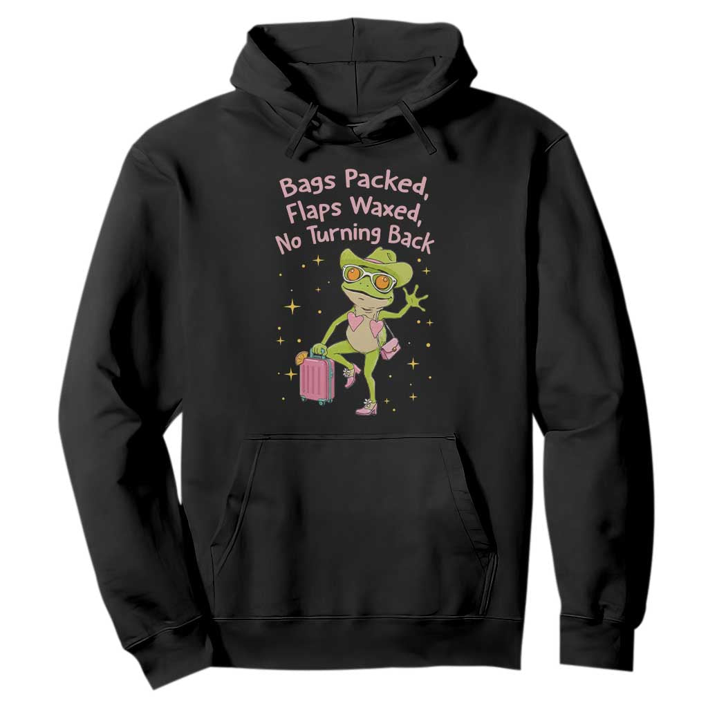 Funny Girls Trip Frog Hoodie Bags Packed Flaps Waxed TS12 Black Print Your Wear