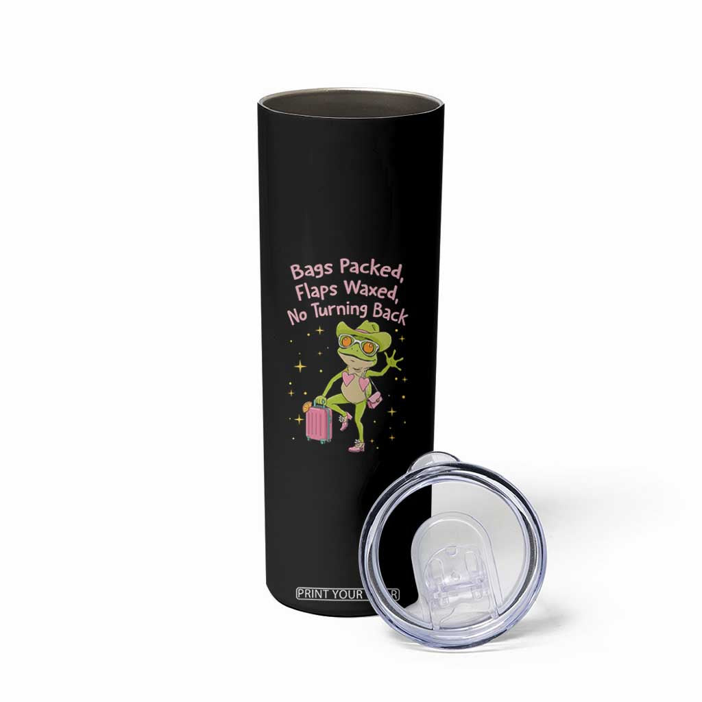 Funny Girls Trip Frog Skinny Tumbler Bags Packed Flaps Waxed TS12 Print Your Wear