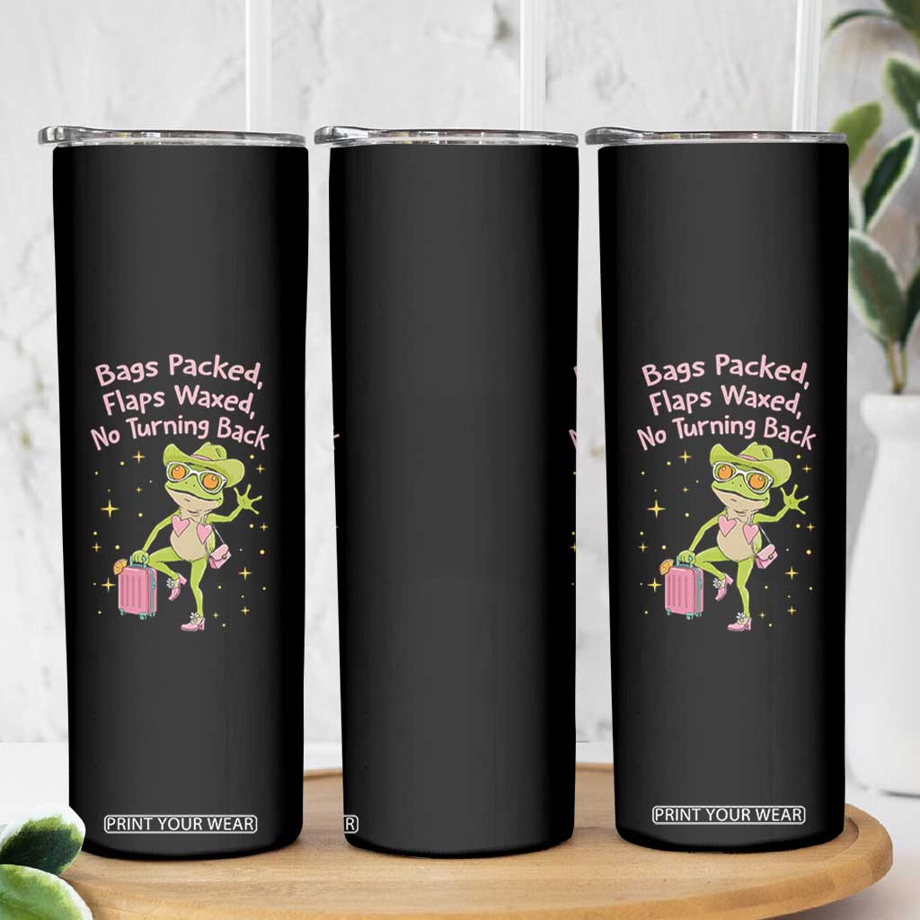 Funny Girls Trip Frog Skinny Tumbler Bags Packed Flaps Waxed TS12 Print Your Wear