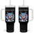 Funny Christmas Drinking Tumbler With Handle Are you Drunk Santa TS12 One Size: 40 oz Black Print Your Wear