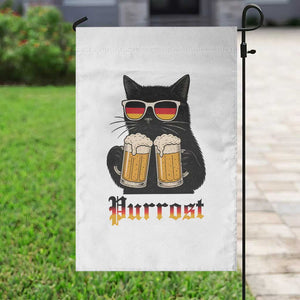 Oktoberfest Prost Cat Drinking Garden Flag Funny Purrost German Beer Gift TS12 Print Your Wear