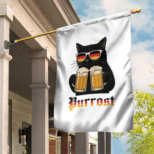 Oktoberfest Prost Cat Drinking Garden Flag Funny Purrost German Beer Gift TS12 Print Your Wear