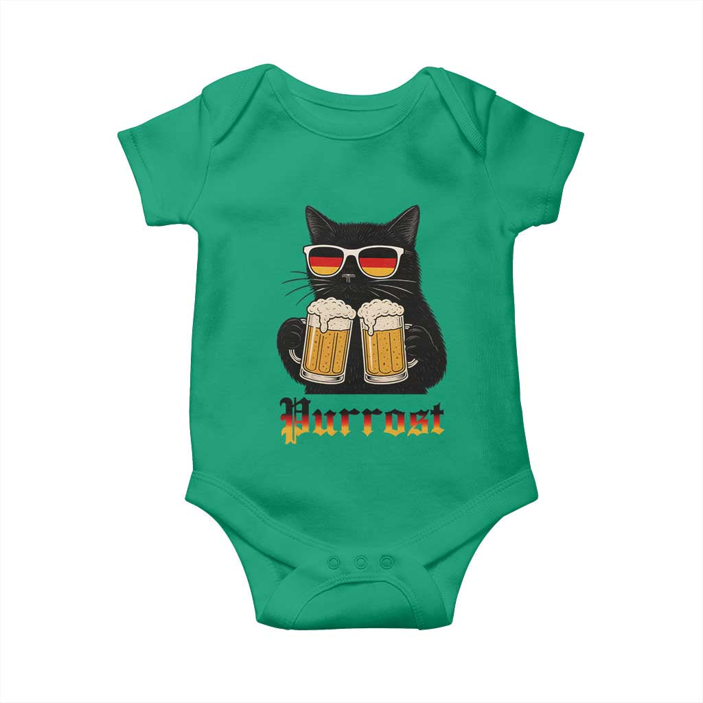 Oktoberfest Prost Cat Drinking Baby Onesie Funny Purrost German Beer Gift TS12 Irish Green Print Your Wear