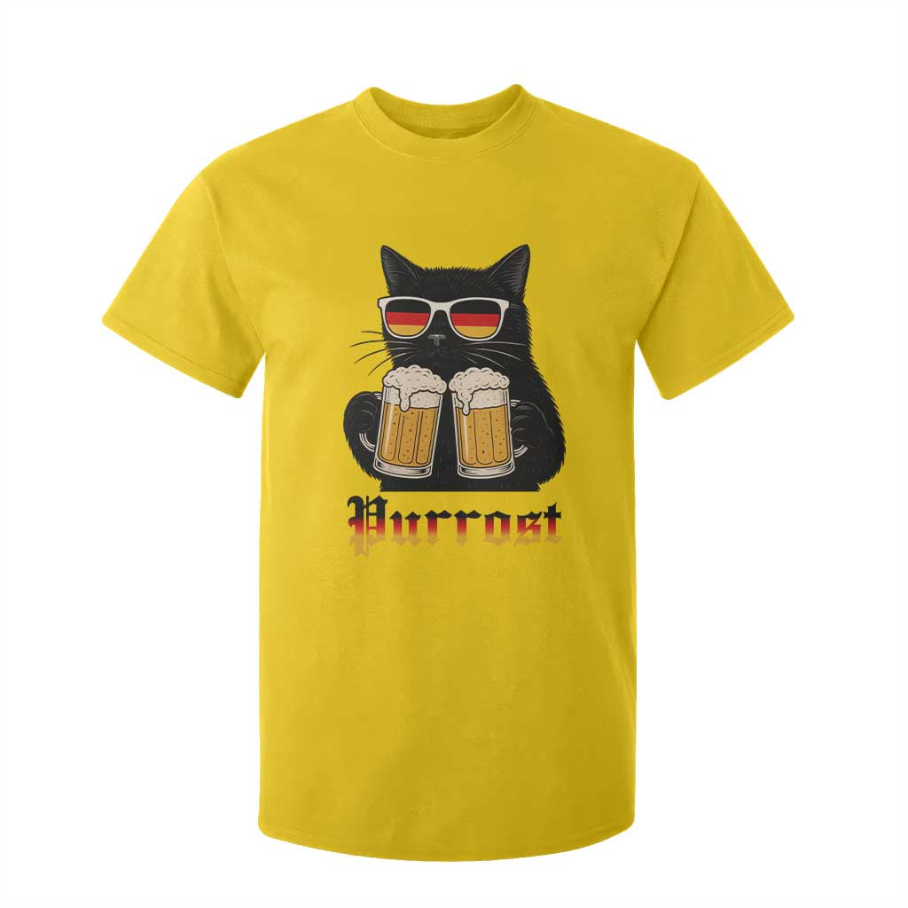 Oktoberfest Prost Cat Drinking T Shirt For Kid Funny Purrost German Beer Gift TS12 Daisy Print Your Wear