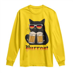 Oktoberfest Prost Cat Drinking Long Sleeve Shirt Funny Purrost German Beer Gift TS12 Daisy Print Your Wear