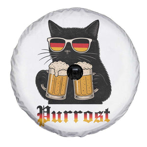 Oktoberfest Prost Cat Drinking Spare Tire Cover Funny Purrost German Beer Gift TS12 Print Your Wear
