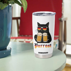 Oktoberfest Prost Cat Drinking Tumbler Cup Funny Purrost German Beer Gift TS12 Print Your Wear