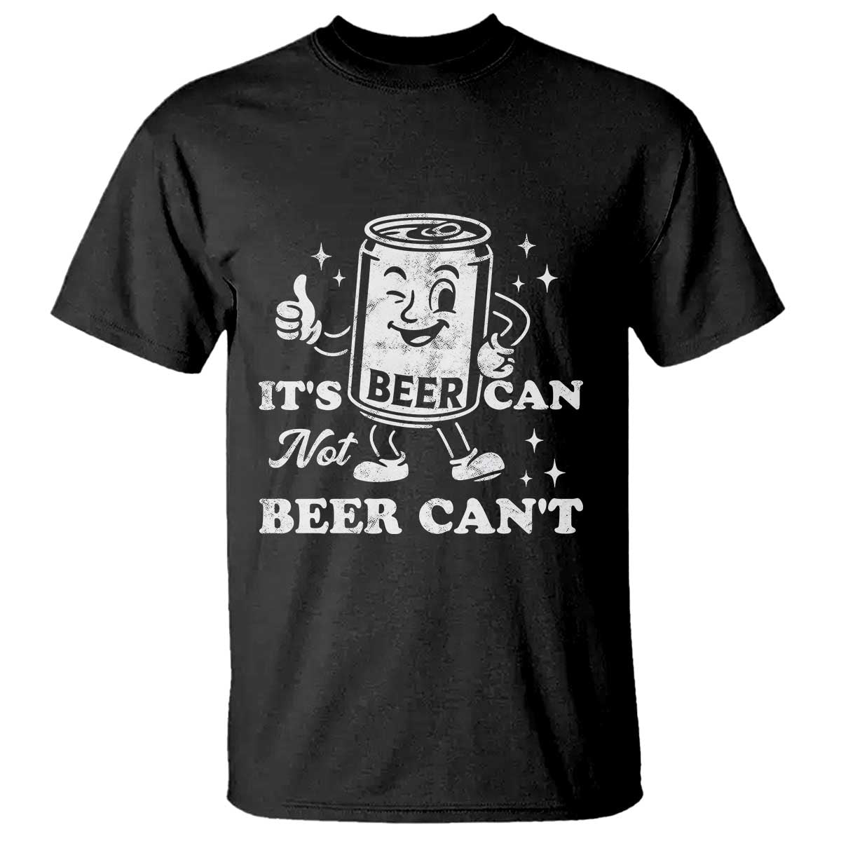 Funny Drinking Lover T Shirt It Is Can Not Beer Can Not TS12 Black Print Your Wear