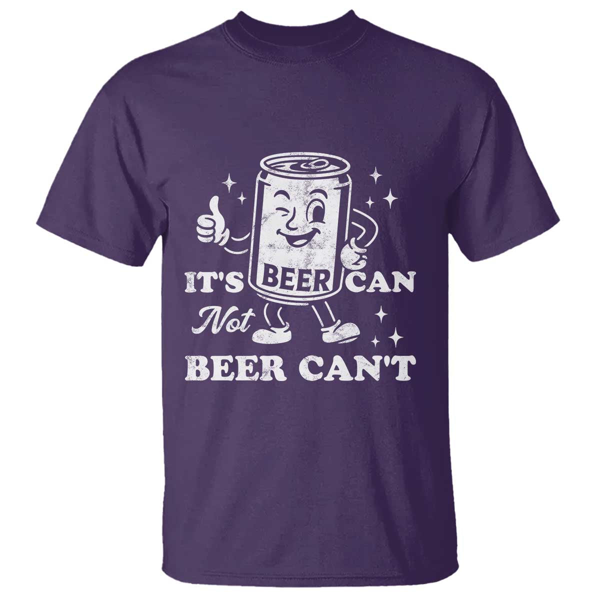 Funny Drinking Lover T Shirt It Is Can Not Beer Can Not TS12 Purple Print Your Wear