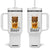 Funny Drinking Lover Tumbler With Handle Bear In Beer Glass TS12 One Size: 40 oz White Print Your Wear