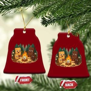 Funny Smores Camping Ceramic Ornament Marshmallow Chocolate Fire TS12 Print Your Wear