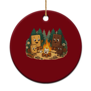 Funny Smores Camping Ceramic Ornament Marshmallow Chocolate Fire TS12 1pc Red Print Your Wear