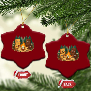 Funny Smores Camping Ceramic Ornament Marshmallow Chocolate Fire TS12 Print Your Wear