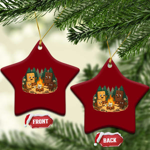 Funny Smores Camping Ceramic Ornament Marshmallow Chocolate Fire TS12 Print Your Wear