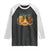 Funny Smores Camping Raglan Shirt Marshmallow Chocolate Fire TS12 Black White Print Your Wear