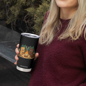 Funny Smores Camping Tumbler Cup Marshmallow Chocolate Fire TS12 Print Your Wear