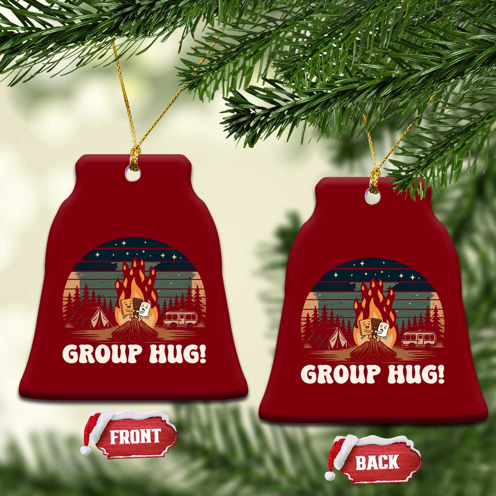 Funny Smores Camping Ceramic Ornament Group Hug TS12 Print Your Wear