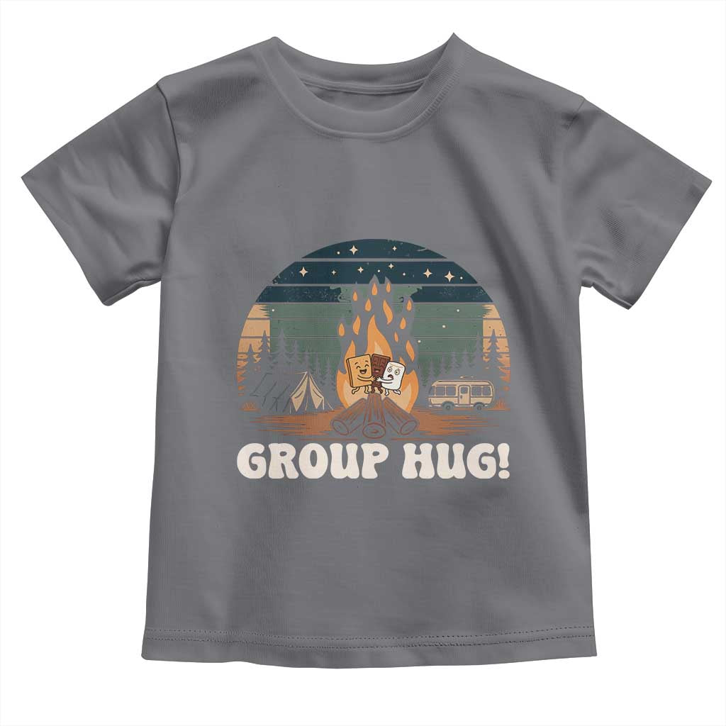 Funny Smores Camping Toddler T Shirt Group Hug TS12 Charcoal Print Your Wear