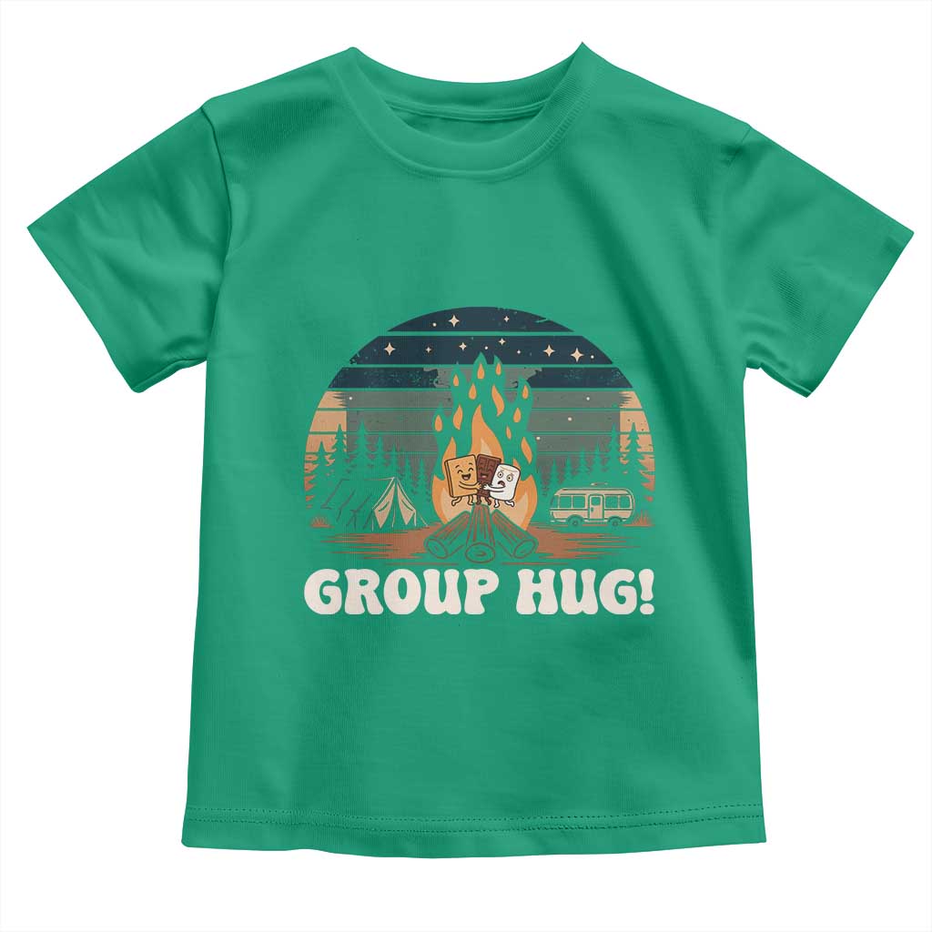 Funny Smores Camping Toddler T Shirt Group Hug TS12 Irish Green Print Your Wear