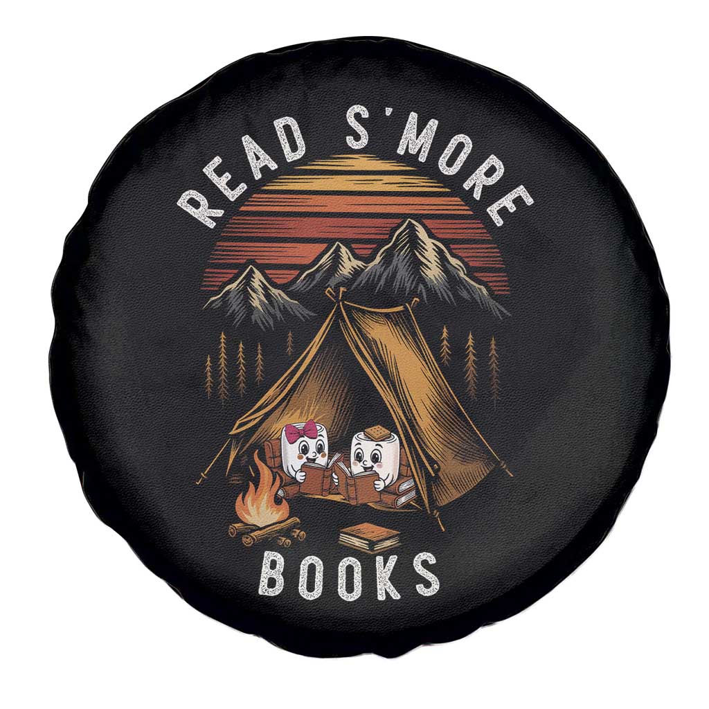 Book Lover Gift Spare Tire Cover Read Smore Books Camping Humor TS12 Print Your Wear