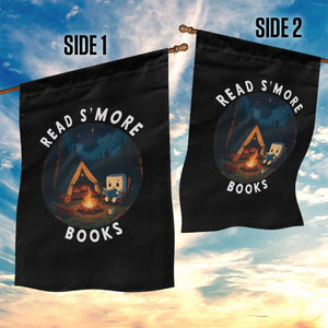 Camping Lover Garden Flag Read Smore Books Funny Smores TS12 Print Your Wear