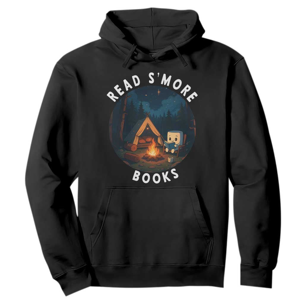 Camping Lover Hoodie Read Smore Books Funny Smores TS12 Black Print Your Wear