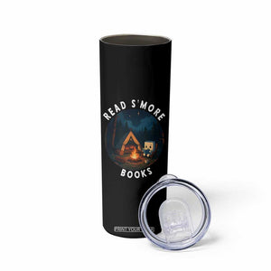 Camping Lover Skinny Tumbler Read Smore Books Funny Smores TS12 Print Your Wear