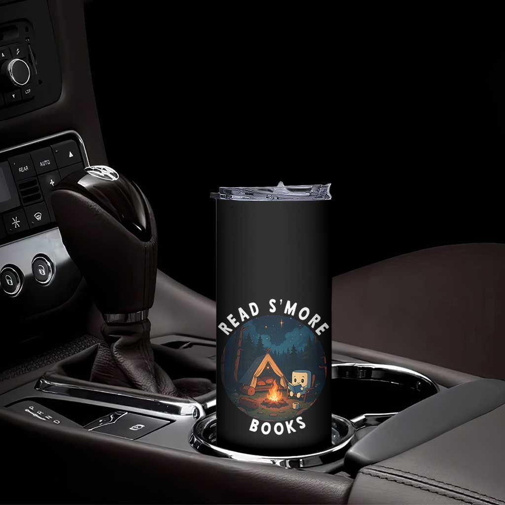 Camping Lover Skinny Tumbler Read Smore Books Funny Smores TS12 Print Your Wear