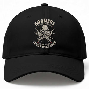 Baby Boomers Proud Baseball Cap The Badass Generation Before All You Sissies Were Born TS12 Print Your Wear