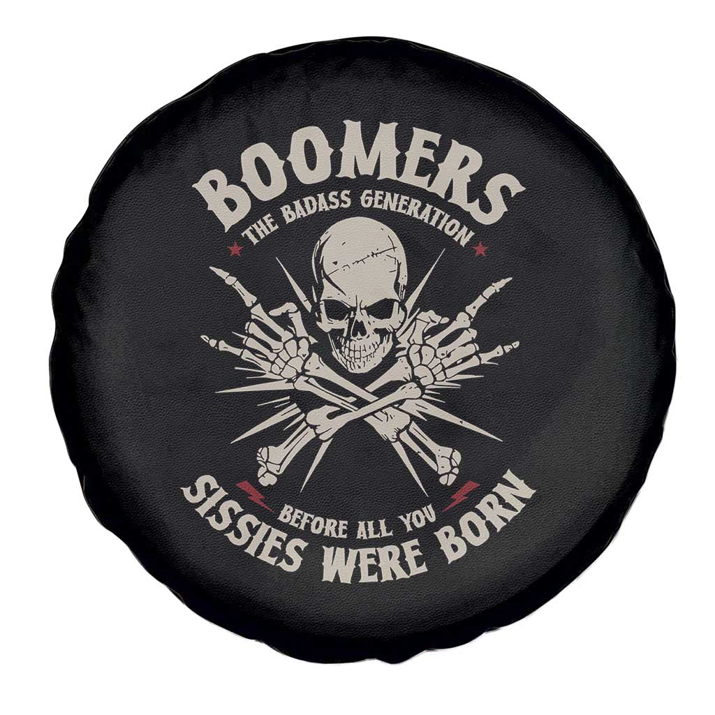 Baby Boomers Proud Spare Tire Cover The Badass Generation Before All You Sissies Were Born TS12 Print Your Wear