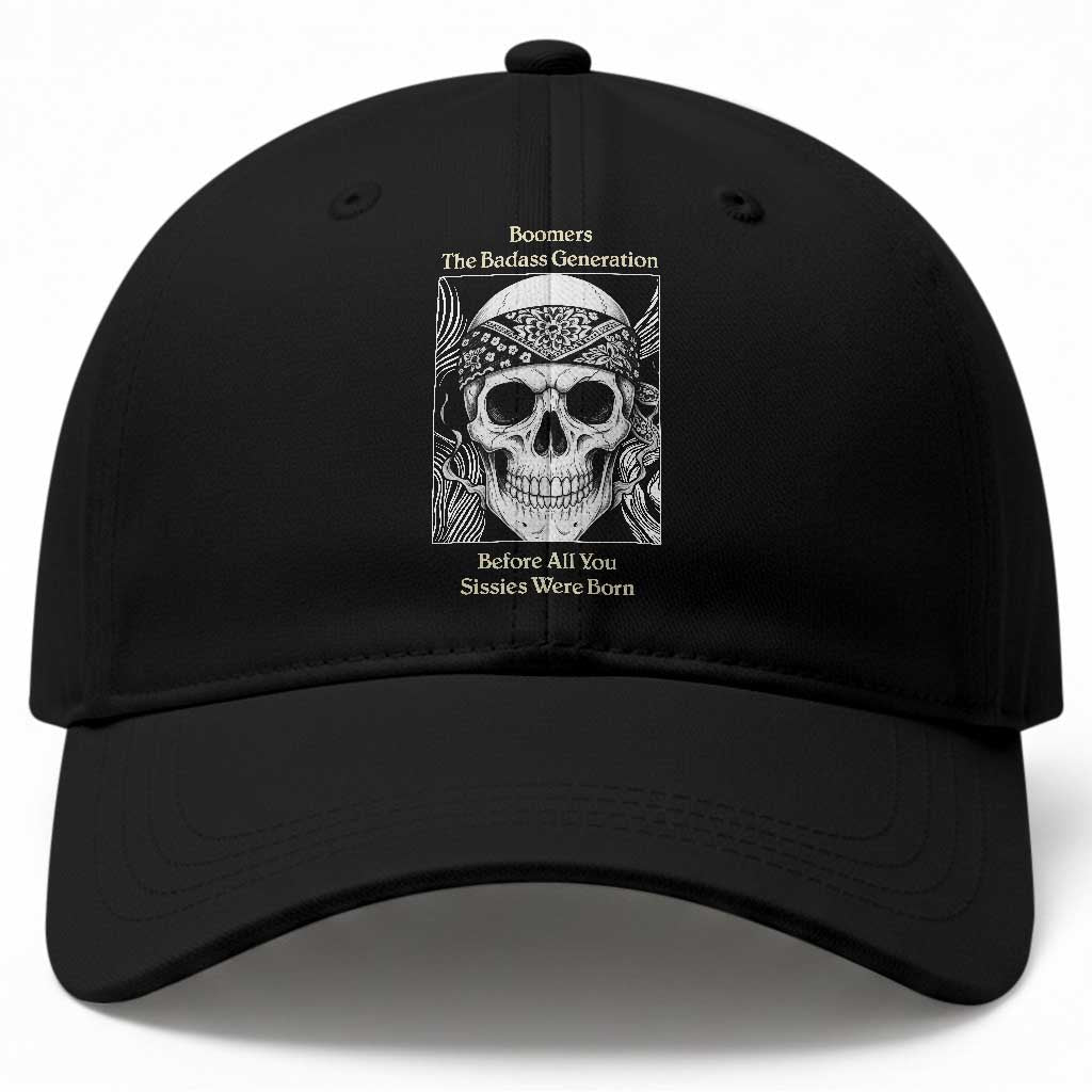 Baby Boomers Generation Baseball Cap Retro Badass Quote Gift TS12 Print Your Wear