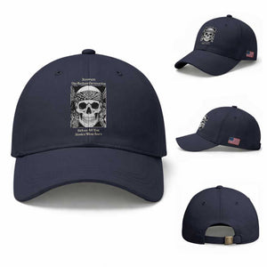 Baby Boomers Generation Baseball Cap Retro Badass Quote Gift TS12 Baseball Cap Universal Fit Navy Print Your Wear