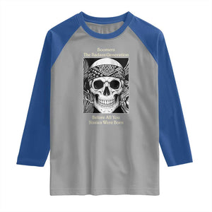 Baby Boomers Generation Raglan Shirt Retro Badass Quote Gift TS12 Sport Gray Royal Print Your Wear