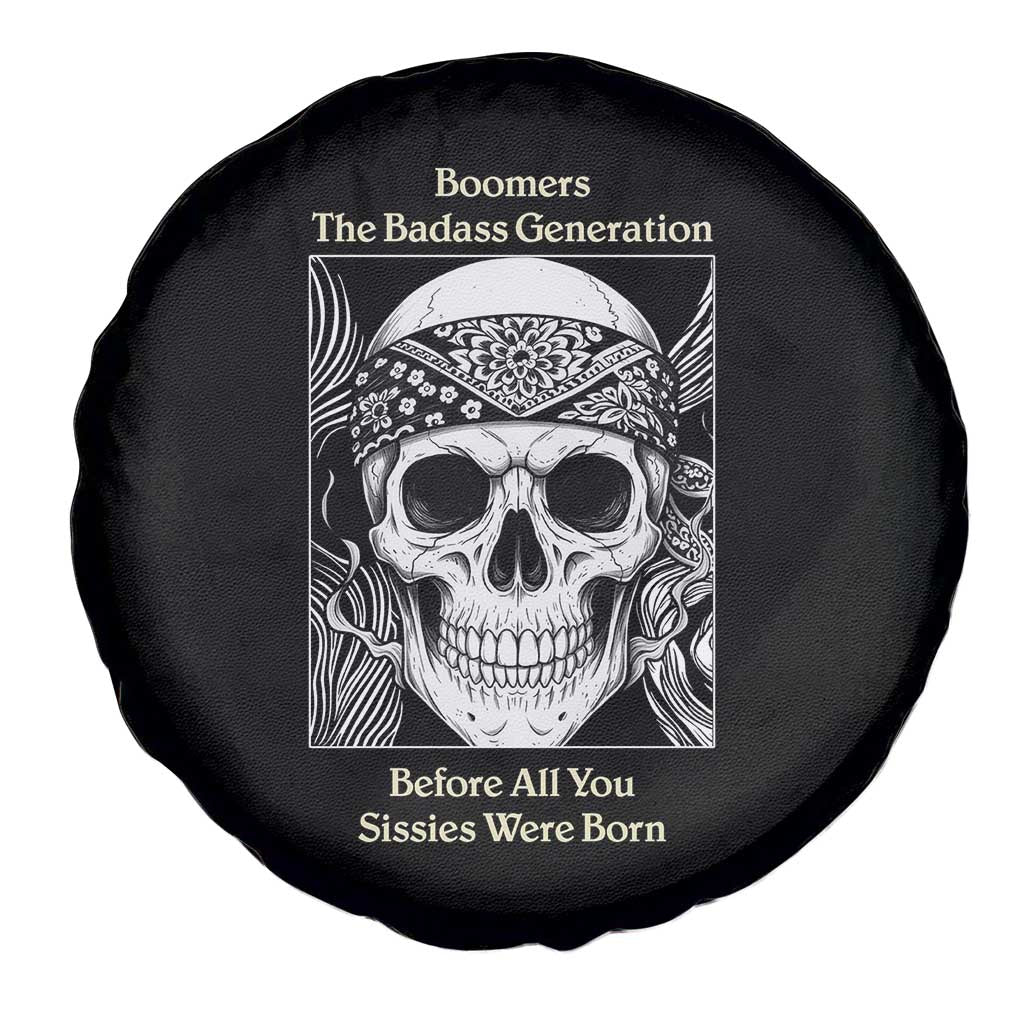 Baby Boomers Generation Spare Tire Cover Retro Badass Quote Gift TS12 Print Your Wear
