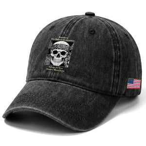 Baby Boomers Generation Washed Cotton Baseball Cap Retro Badass Quote Gift TS12 Print Your Wear