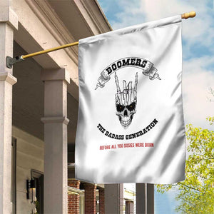 Baby Boomers The Badass Generation Funny Quote Gift Garden Flag TS12 Print Your Wear