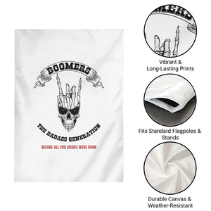 Baby Boomers The Badass Generation Funny Quote Gift Garden Flag TS12 Print Your Wear