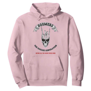Baby Boomers The Badass Generation Funny Quote Gift Hoodie TS12 Light Pink Print Your Wear