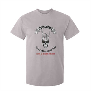 Baby Boomers The Badass Generation Funny Quote Gift T Shirt For Kid TS12 Ice Gray Print Your Wear