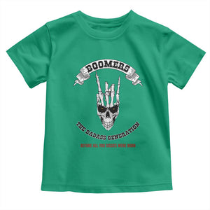 Baby Boomers The Badass Generation Funny Quote Gift Toddler T Shirt TS12 Irish Green Print Your Wear