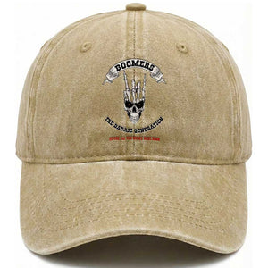 Baby Boomers The Badass Generation Funny Quote Gift Washed Cotton Baseball Cap TS12 Print Your Wear