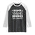 Baby Boomer Generation Raglan Shirt Lots Of Memories No Evidence TS12 Black White Print Your Wear