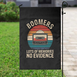 Funny Baby Boomers Lots Of Memories No Evidence Gift Garden Flag TS12 Print Your Wear
