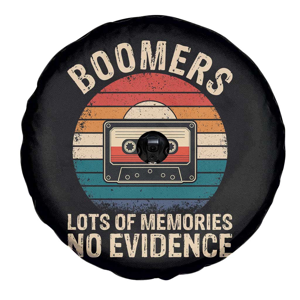 Funny Baby Boomers Lots Of Memories No Evidence Gift Spare Tire Cover TS12 Print Your Wear